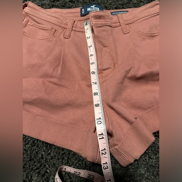 Hollister Women’s Size 13 Button Fly (Pink/Salmon) Shorts EUC - Picture 3 of 8